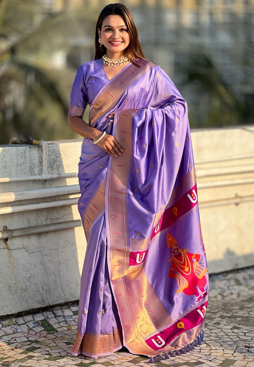 Vittala design Paithani Sarees