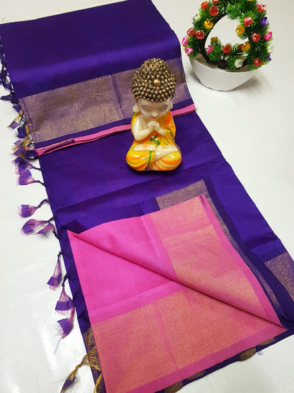 Tripura silk Langa Voni Sarees