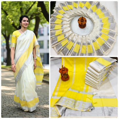 Mangalagiri silk with kanchi border