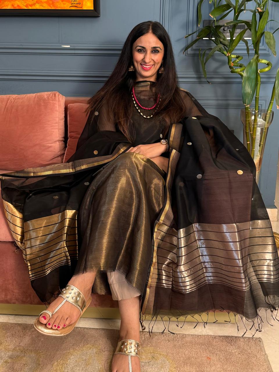 Maheshwari Tissue Muslin salwar suits