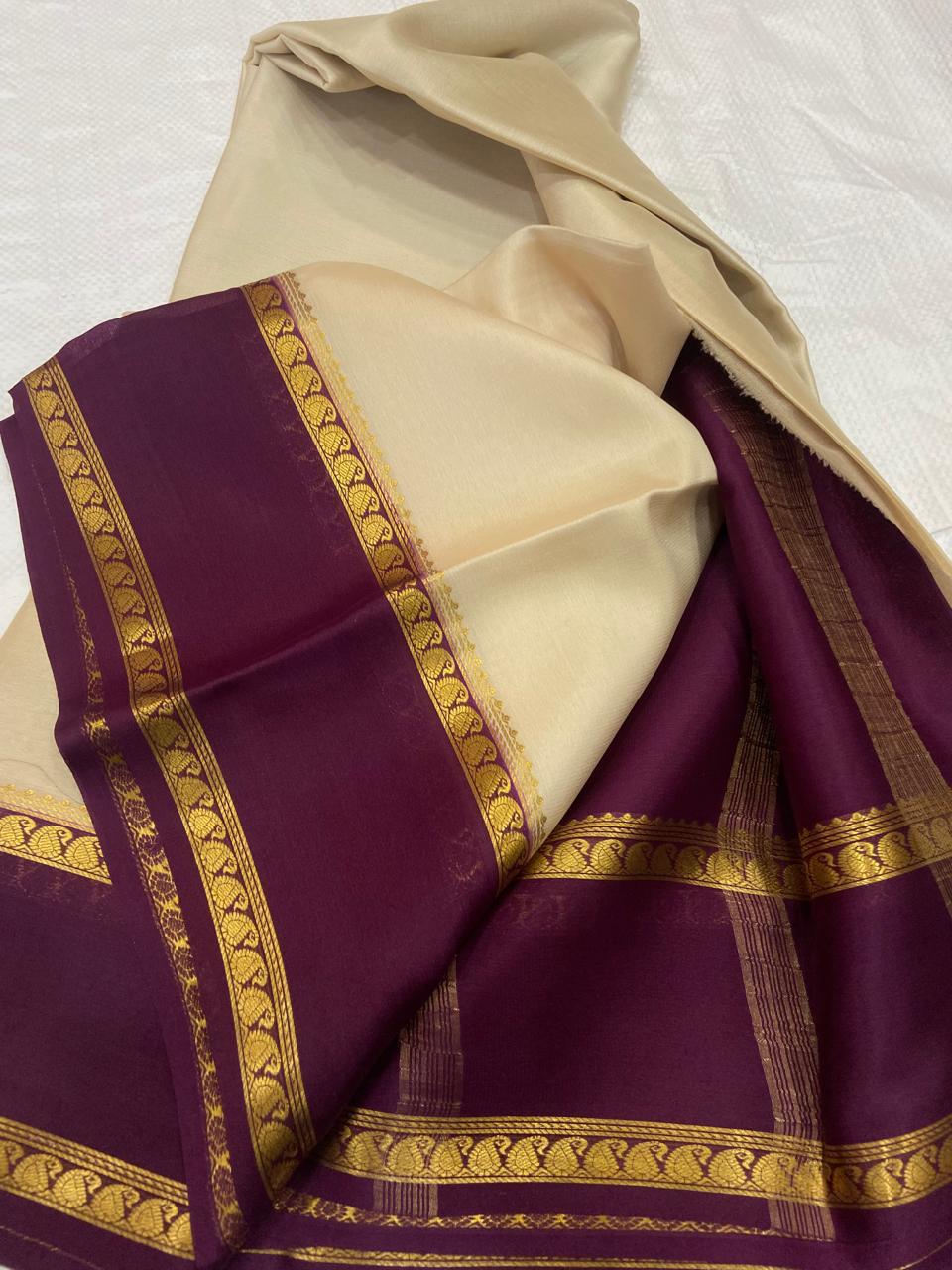 Pure Mysore silk 65 counts sarees