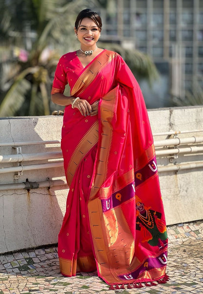 Vittala design Paithani Sarees