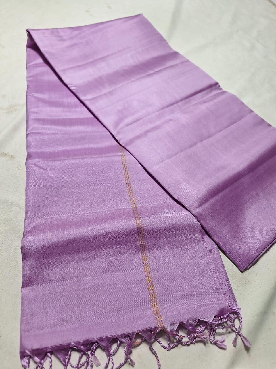 Pure kanchipuram plain soft silk sarees