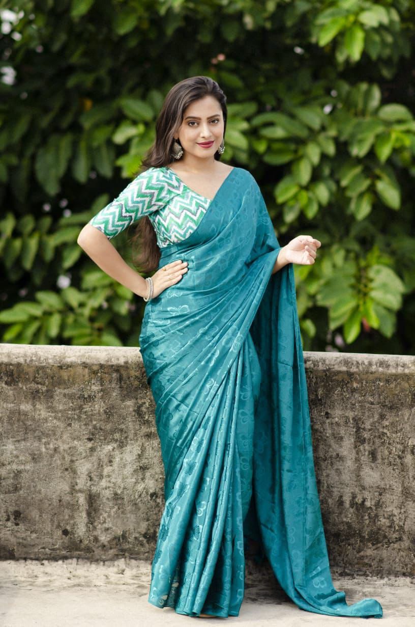 Bombay crepe silk sarees
