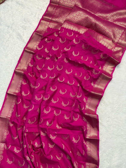 Banarasi katan soft silk sarees