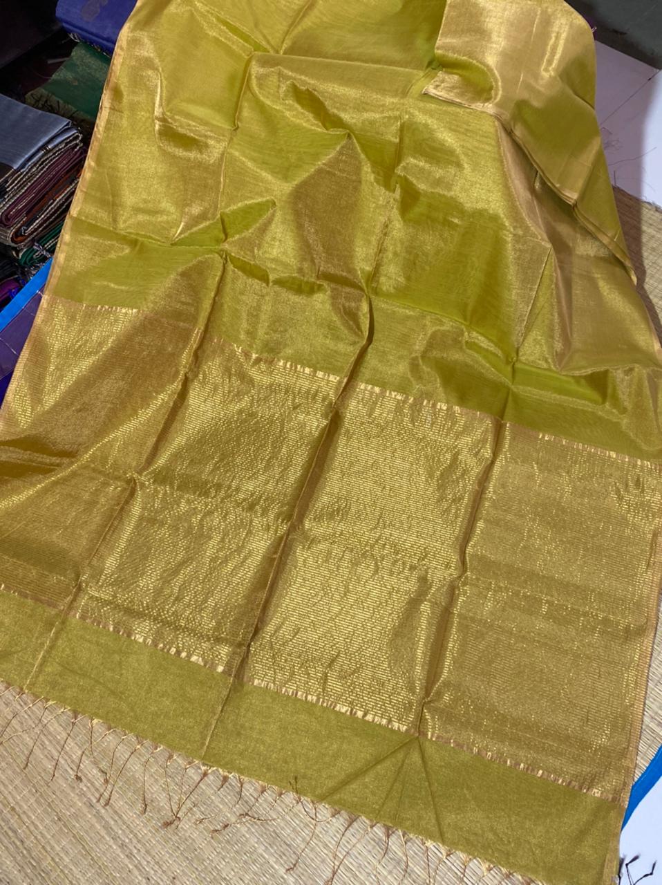 Maheshwari Handloom Tissue silk sarees