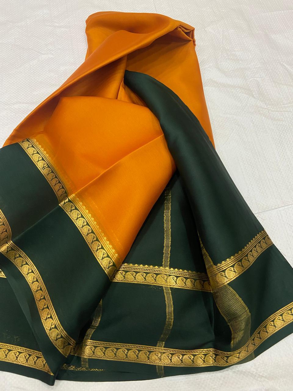 Pure Mysore silk 65 counts sarees