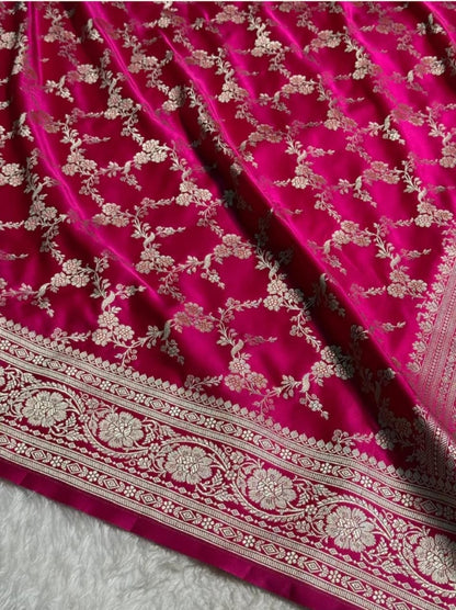 Banarasi mashru silk crepe sarees