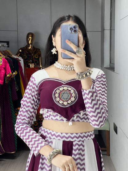 Pure Rayon Cotton lehenga set