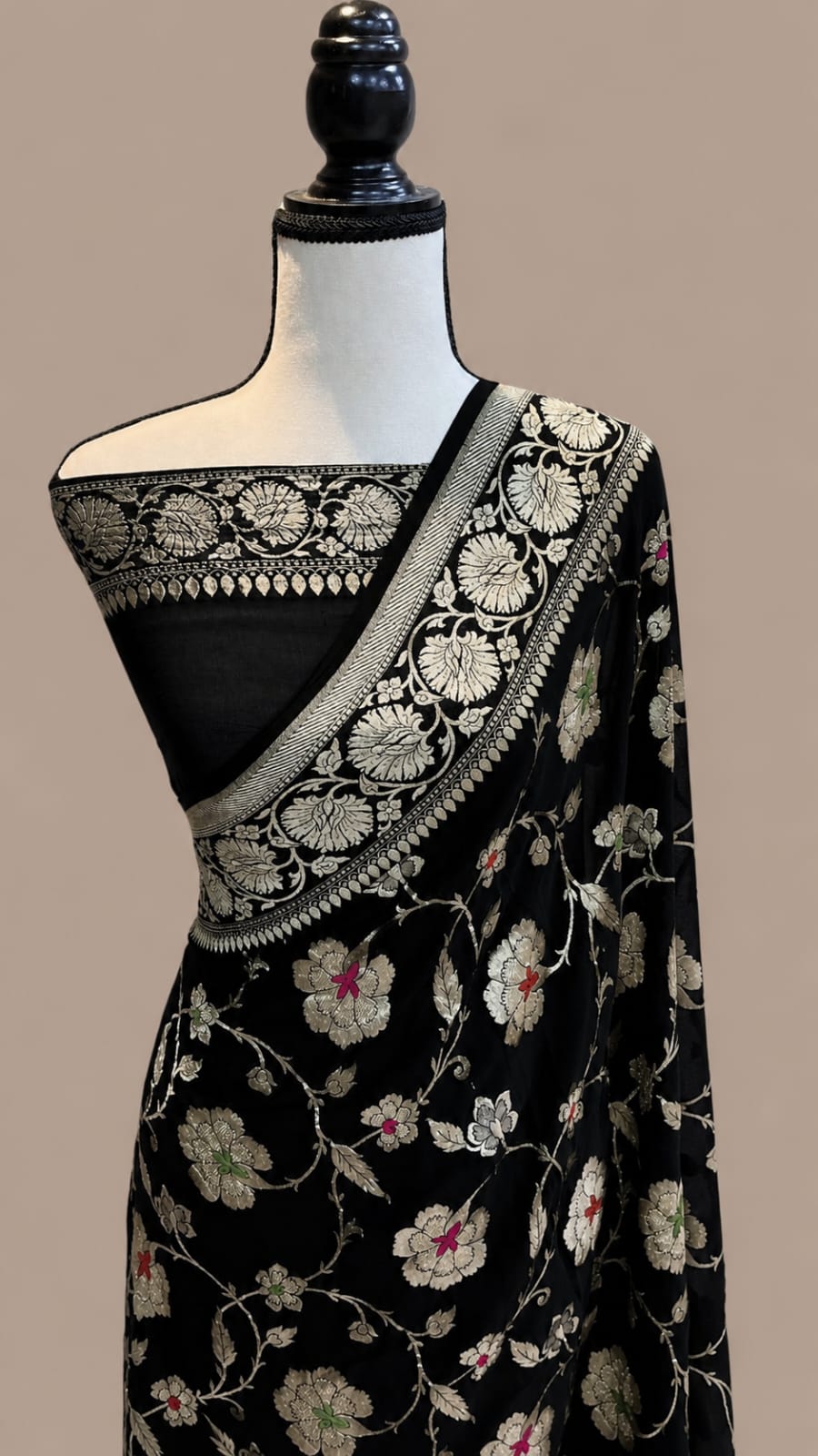 Banarasi semi pure silk georgette sarees