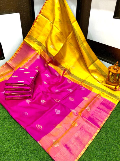 Uppada silk Topi Butta sarees