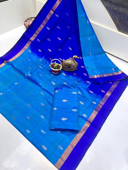 Uppada nakshatra butta sarees