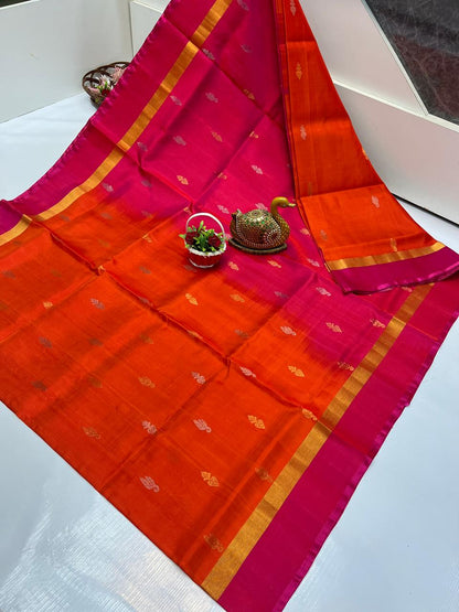 Uppada nakshatra butta sarees