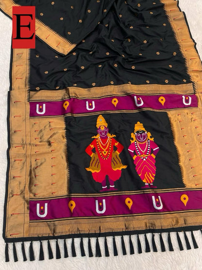 Vittala design Paithani Sarees
