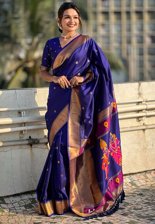 Vittala design Paithani Sarees