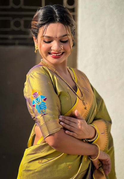Vittala design Paithani Sarees