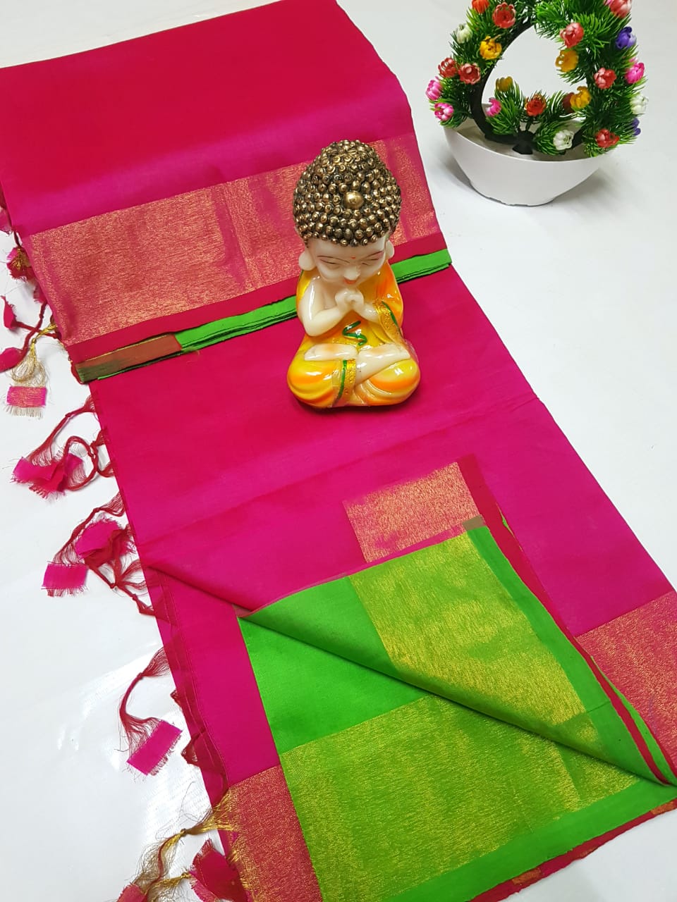 Tripura silk Langa Voni Sarees