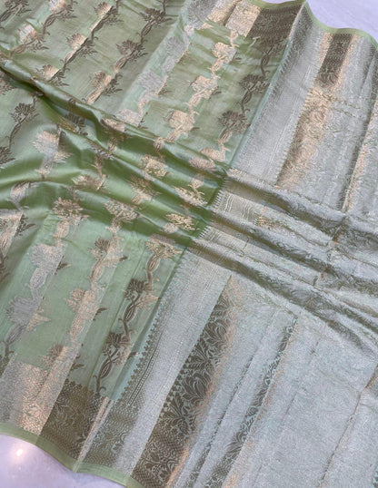 Semi Banarasi Georgette warm silk sarees