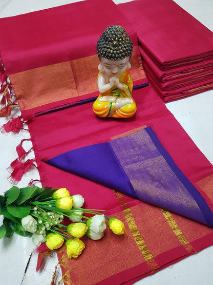 Tripura silk Langa Voni Sarees