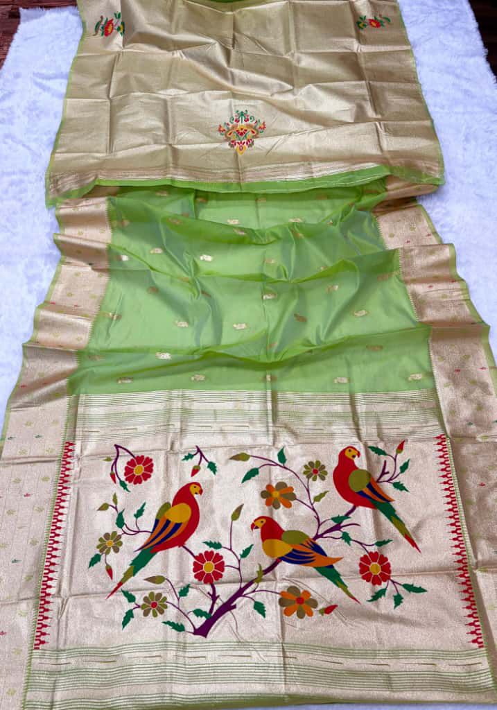 Organza tissue silk sarees