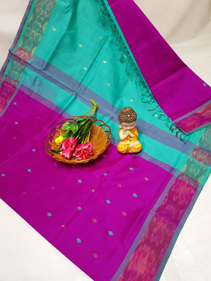 Tripura silk Nakshatra butta sarees