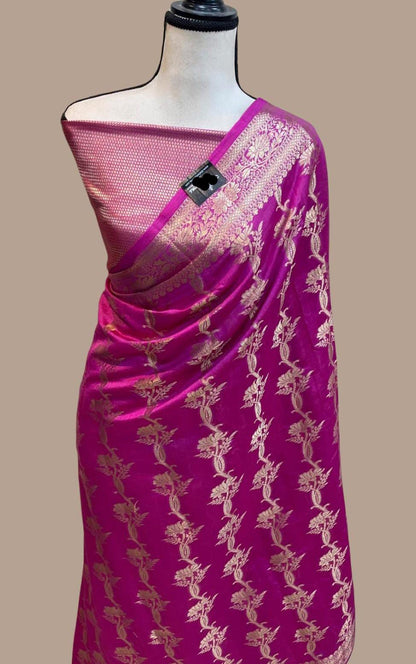 Semi Banarasi Georgette warm silk sarees