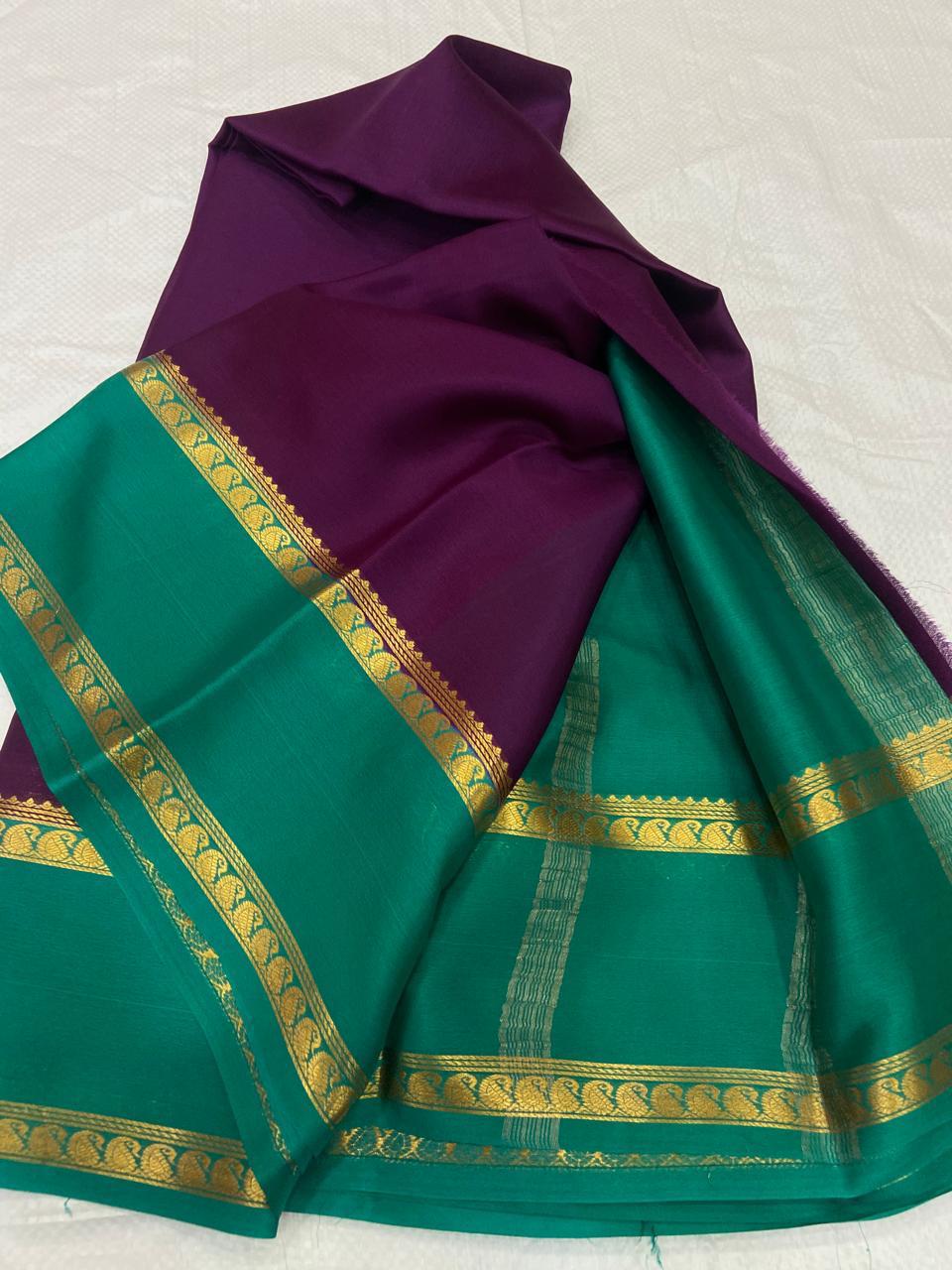 Pure Mysore silk 65 counts sarees