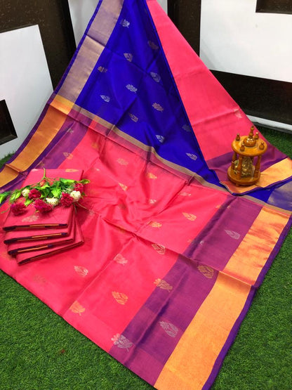 Uppada silk Topi Butta sarees
