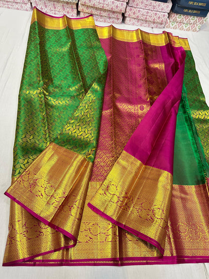 Pure kanchipuram wedding silk sarees
