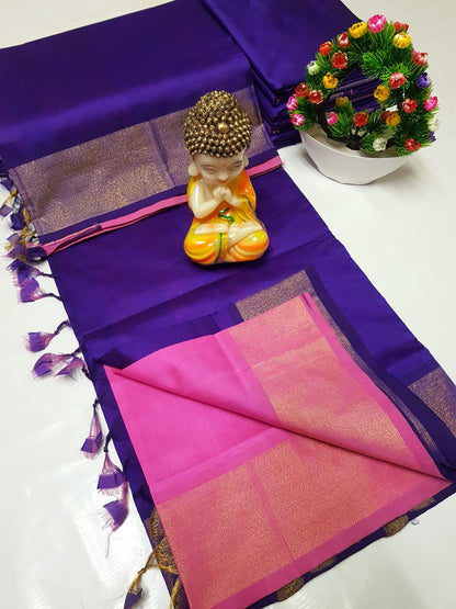 Tripura silk Langa Voni Sarees