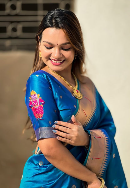 Vittala design Paithani Sarees