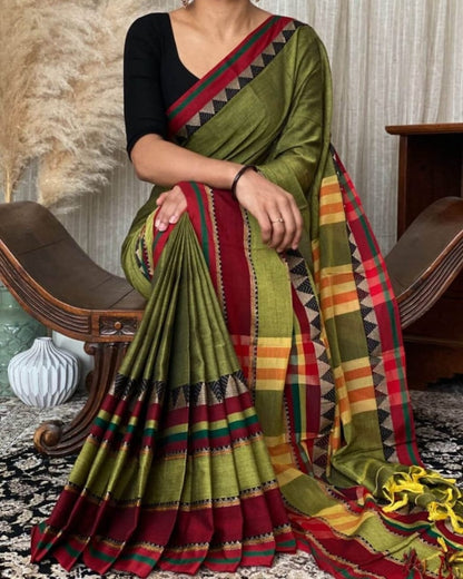 Narayanpet mercerised cotton sarees