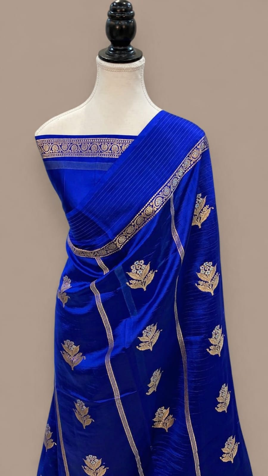 Banarasi semi pure silk katan raw mango sarees