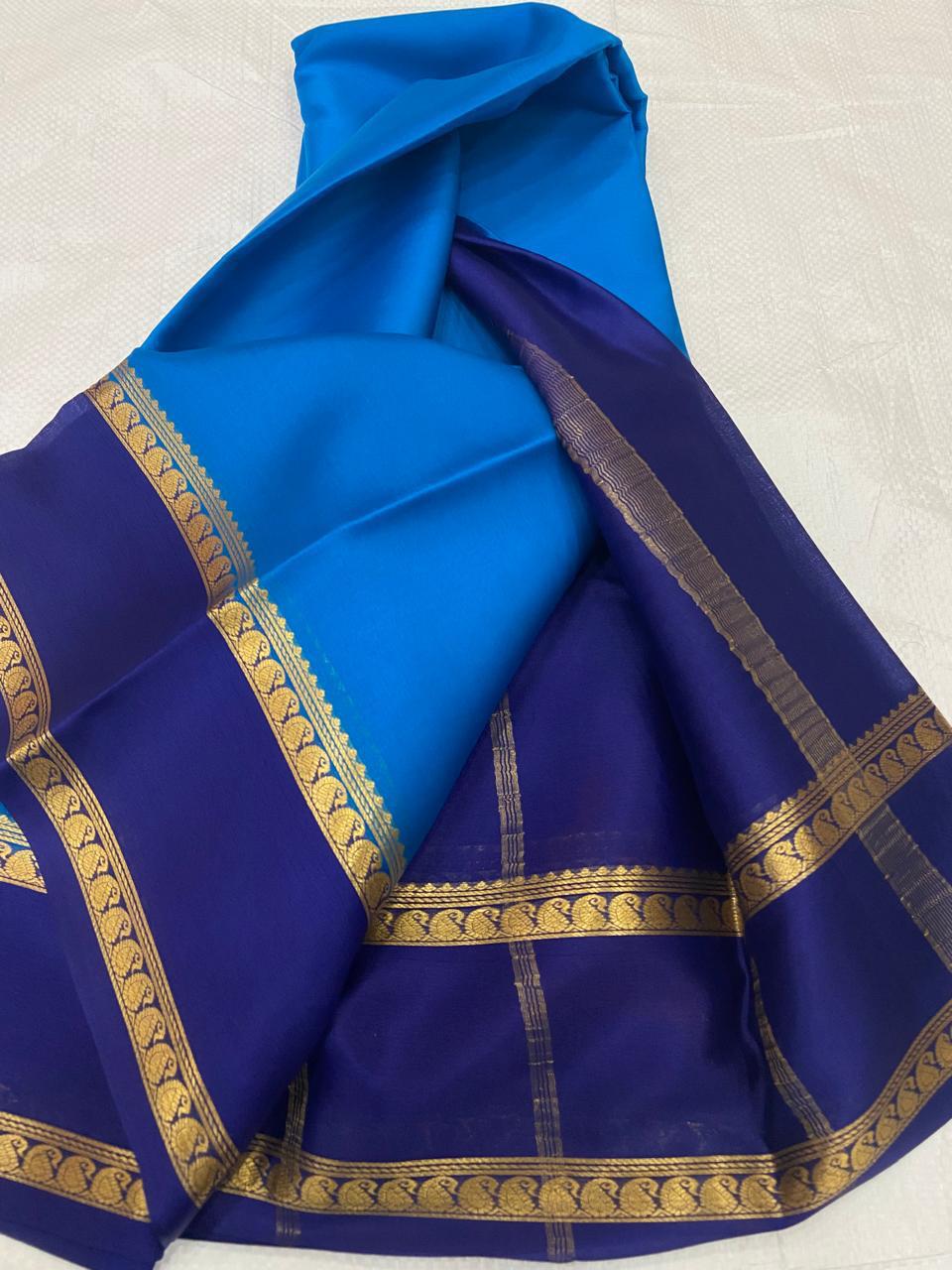 Pure Mysore silk 65 counts sarees