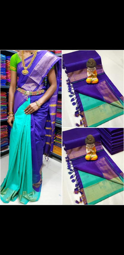 Tripura silk Langa Voni Sarees