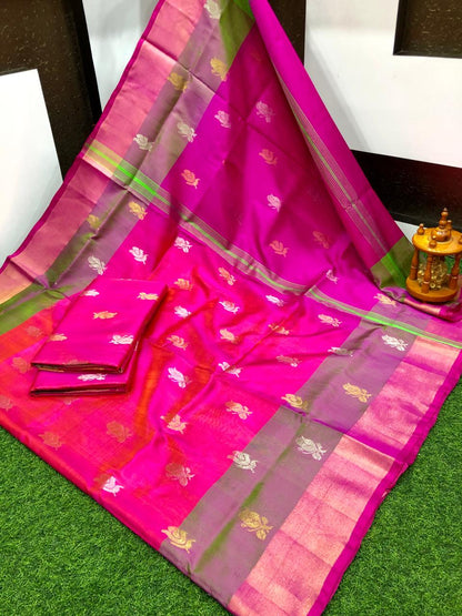 Uppada silk Topi Butta sarees