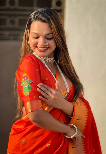 Vittala design Paithani Sarees