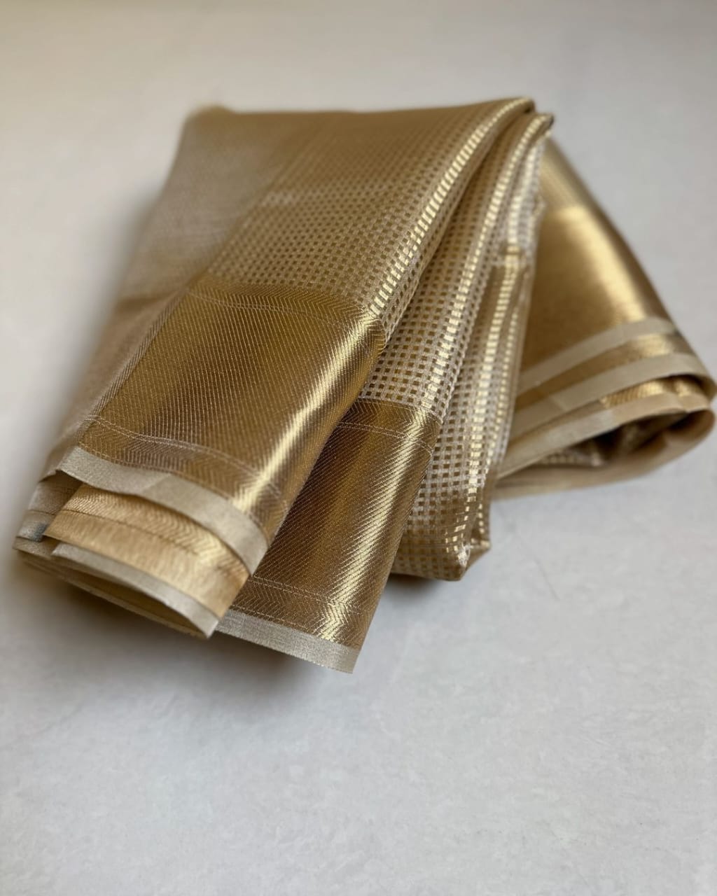 Gold banarasi Tissue silk sarees