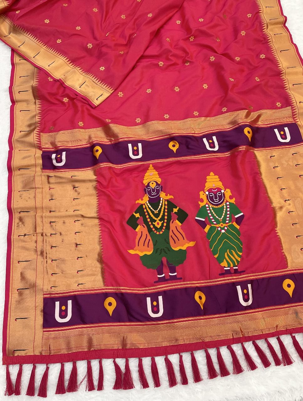 Vittala design Paithani Sarees