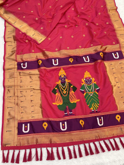 Vittala design Paithani Sarees