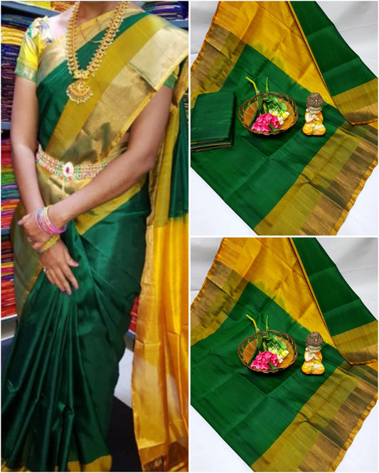 Uppada plain special border sarees