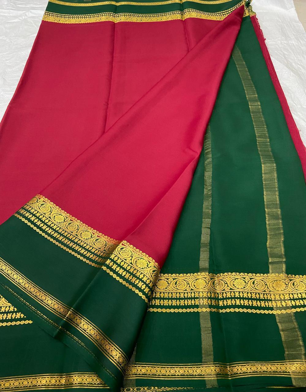 Pure Mysore crepe silk sarees