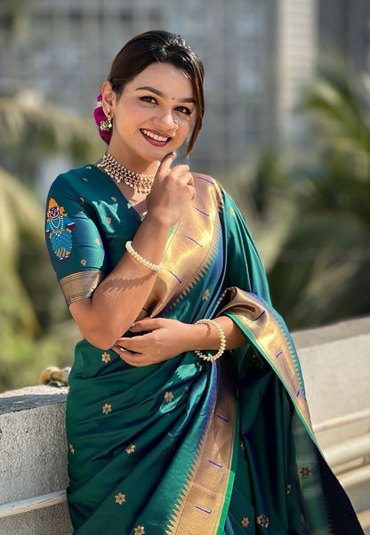 Vittala design Paithani Sarees