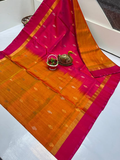Uppada nakshatra butta sarees
