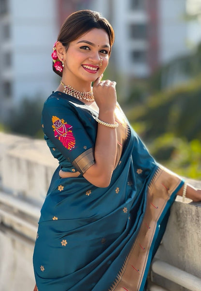 Vittala design Paithani Sarees