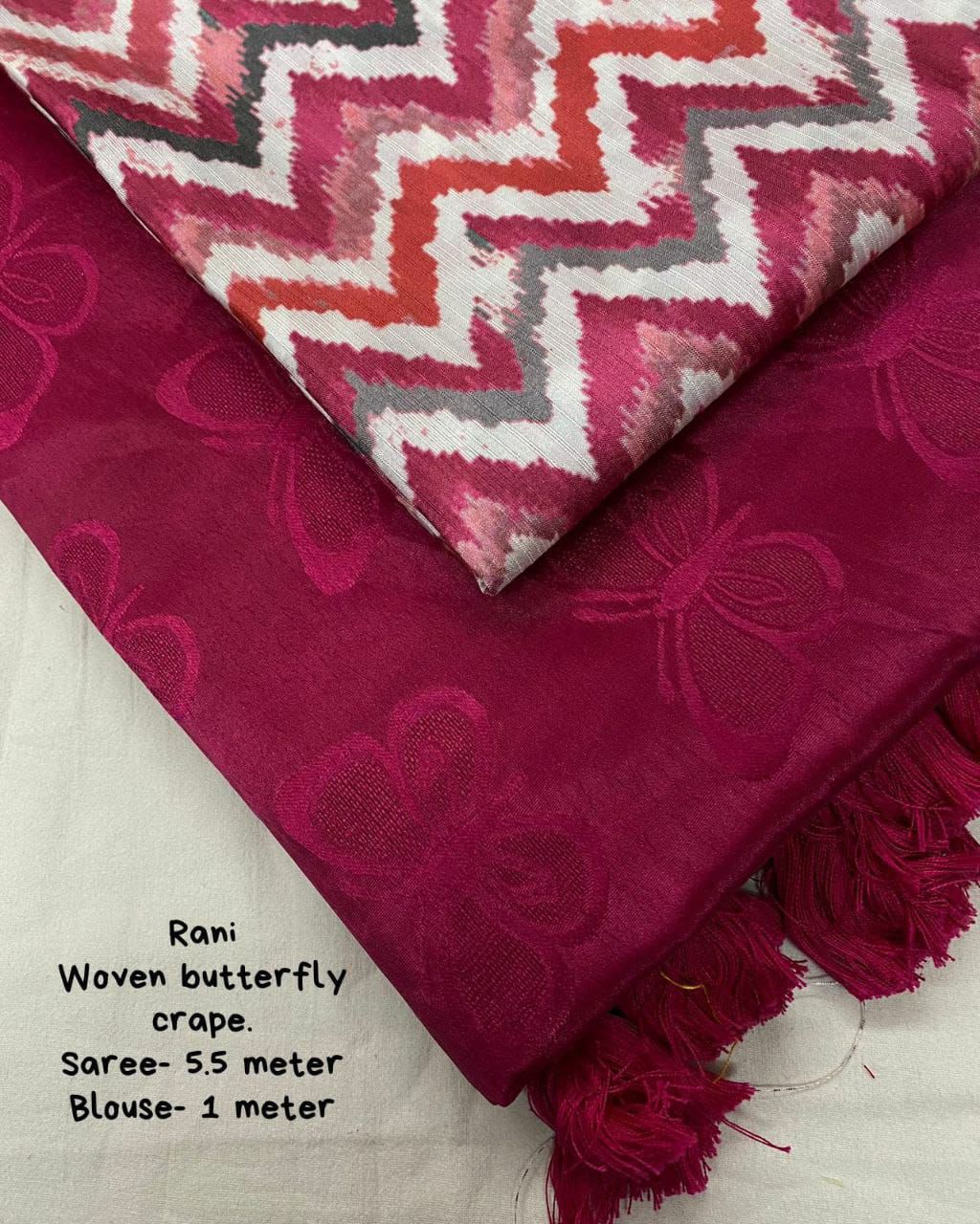 Bombay crepe silk sarees