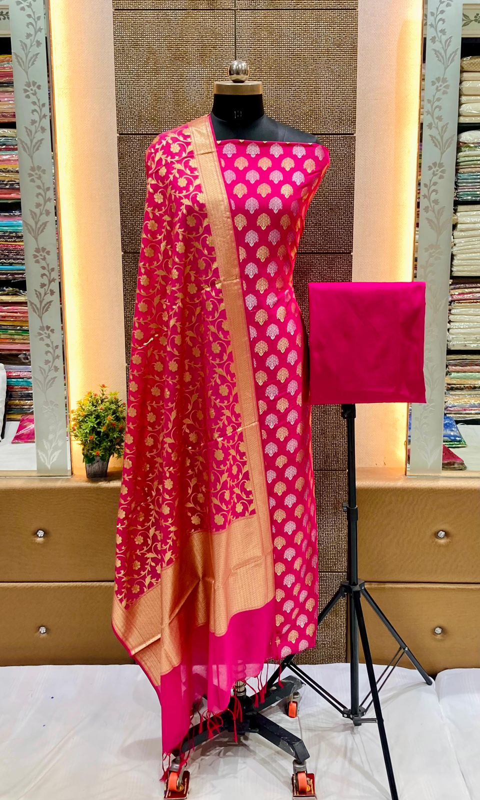Banarasi silk suit