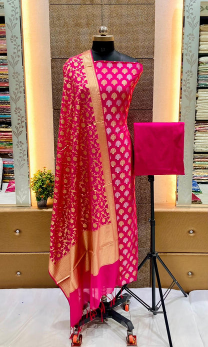 Banarasi silk suit