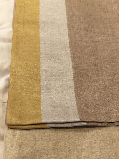 Light brown linen sarees