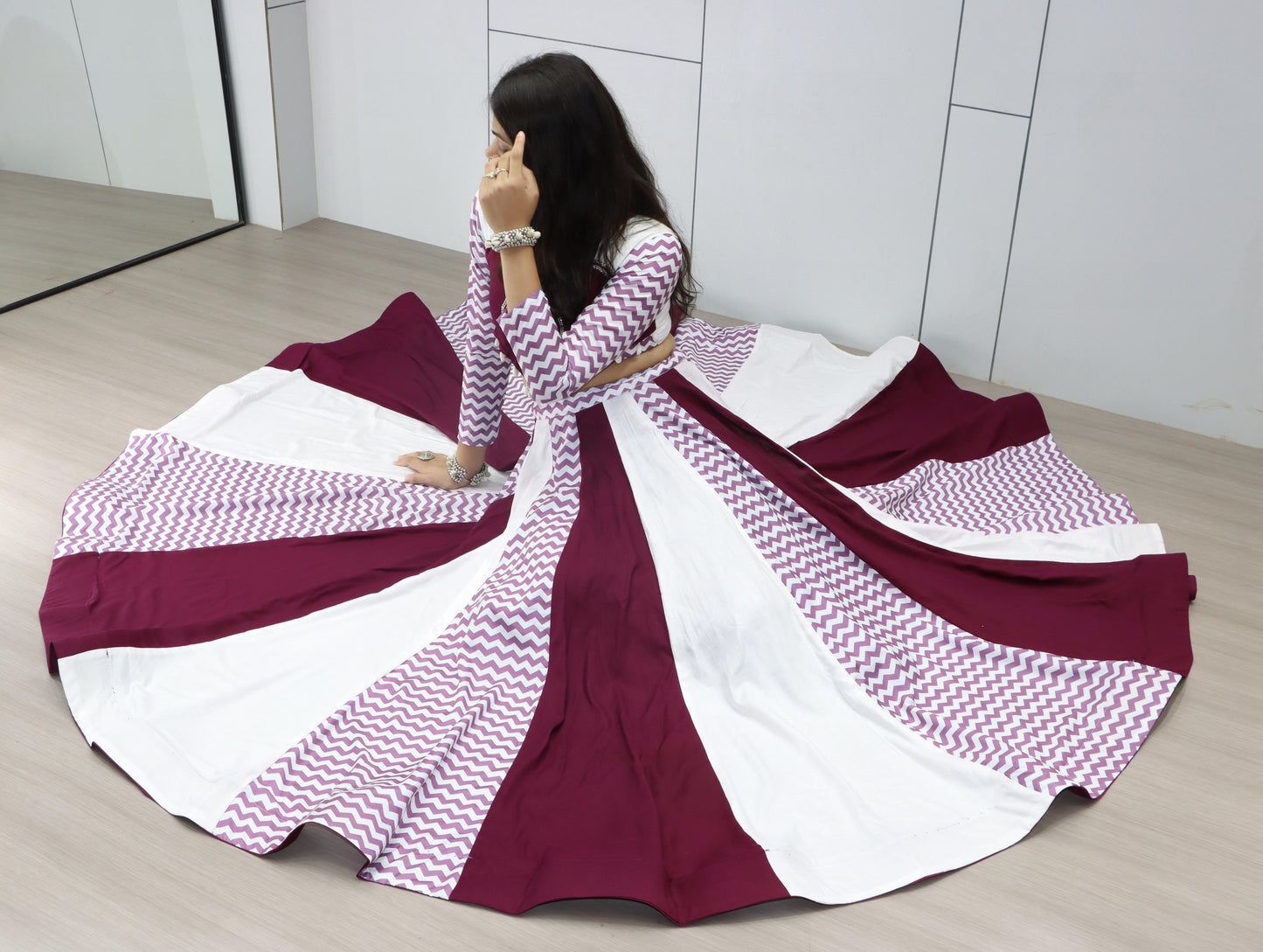 Pure Rayon Cotton lehenga set